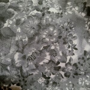 Beautiful Black & Greys Florals Crafting Quilting Sewing Cotton Fabric 3 Yards